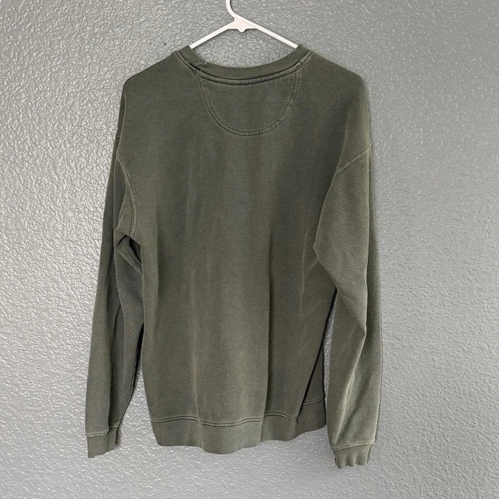 Blue 84 Forest Green embroidered  Crewneck Sweater size small